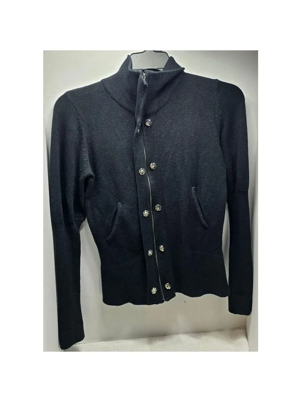 Women's BOSTON PROPER Black Turtleneck Sweater S